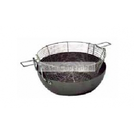 Bassine  friture bombe 400 mm friteuse complte