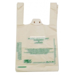 2000 sacs bretelles 26 x 45 biodgradable et compostable